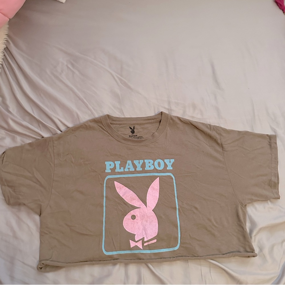 Cropped Playboy shirt